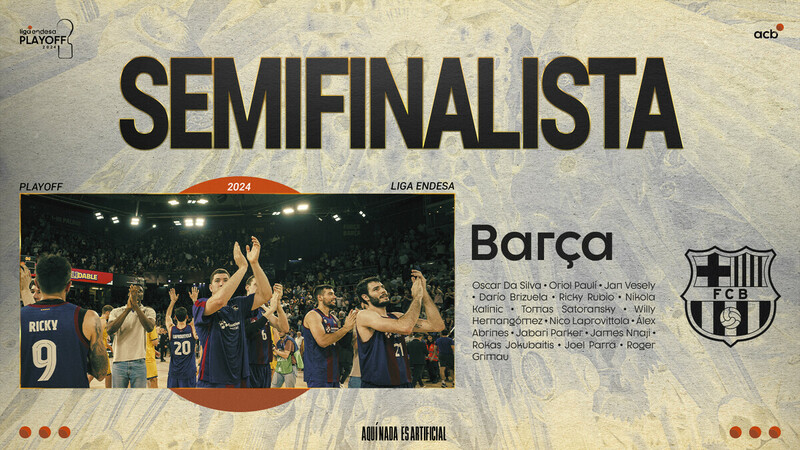 El Barça sigue fiel a las semifinales del Playoff