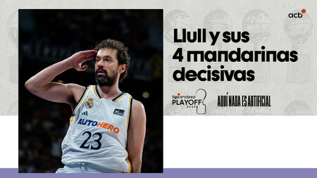 Sergio Llull dinamita el partido con 4 mandarinas