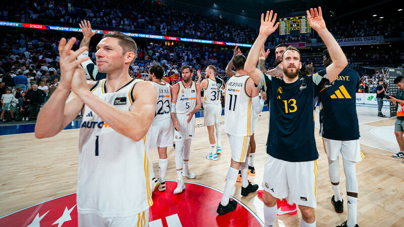 El Real Madrid comienza con triunfo ante un combativo UCAM Murcia (84-76)