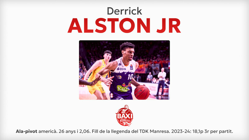 El BAXI Manresa ficha a Derrick Alston Jr