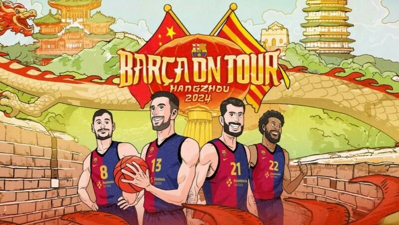 El Barça, de pretemporada... ¡en China!