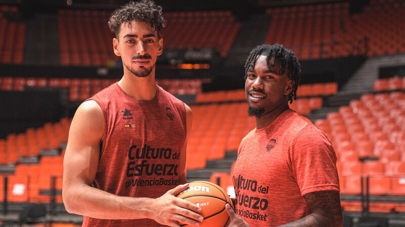 Josep Puerto y Chris Jones, capitanes del Valencia Basket