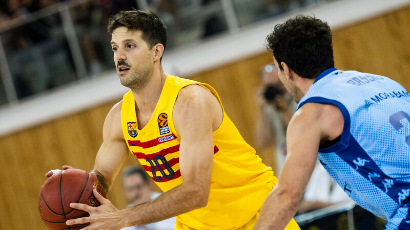 Barça pone un pie y medio en la final de la Liga Catalana (90-77)