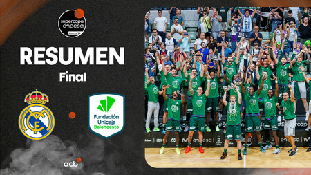 Resumen Real Madrid 80 - Unicaja 90 (Final Supercopa Endesa)