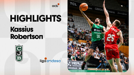 Kassius Robertson, intratable en la primera mitad