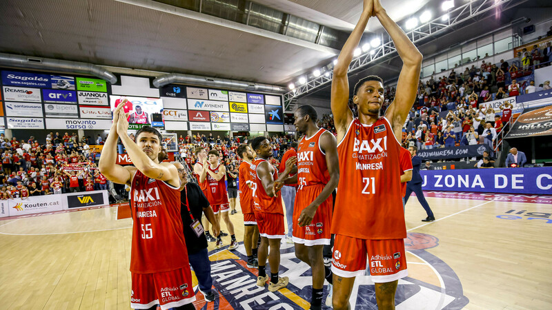 El BAXI Manresa se impone al Valencia Basket en el Nou Congost (77-73)