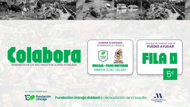 El Unicaja y Fund. Unicaja se unen por los afectados por la DANA en Málaga