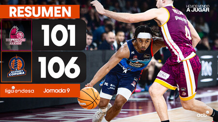 Resumen Hiopos Lleida 101 - Leyma Coruña 106 (J9)