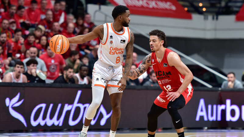 Valencia Basket, guiado por Montero, exhibe el liderato en Murcia (88-96)