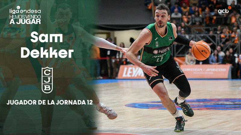 Sam Dekker, Jugador de la Jornada 12 de la Liga Endesa 2024-25