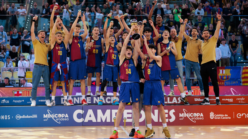 El Barça, campeón de la Minicopa por segundo año seguido (86-71)