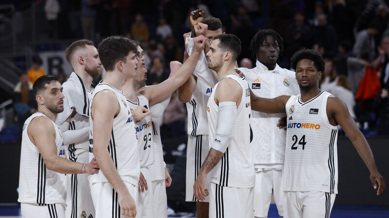 El Real Madrid sufre para imponerse al UCAM Murcia (80-75)