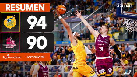 Resumen Dreamland Gran Canaria 94 - Hiopos Lleida 90 (J27)