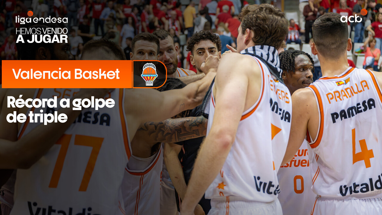 Valencia Basket rompe el récord histórico de triples en liga regular