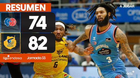 Resumen Río Breogán 74 - Dreamland Gran Canaria 82 (J33)