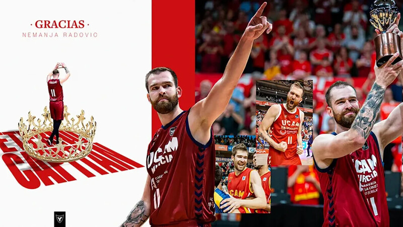 Nemanja Radovic finaliza su etapa como jugador del UCAM Murcia CB