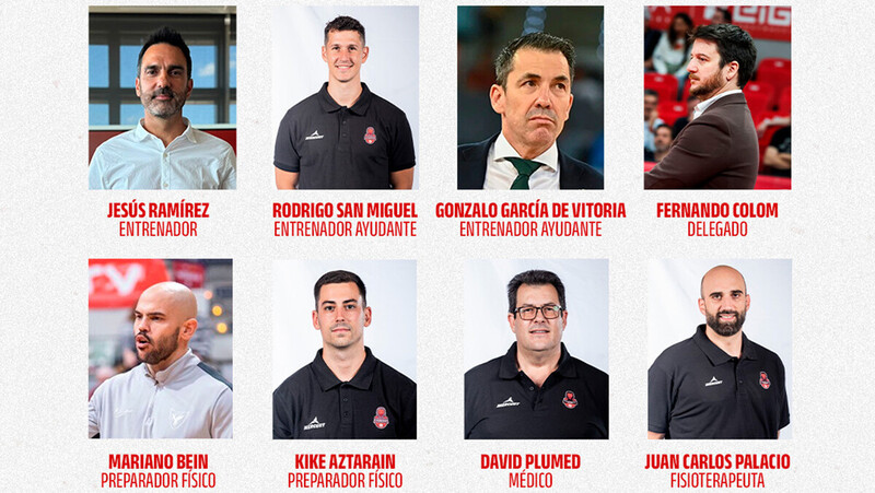 Así es el staff técnico del Casademont Zaragoza 2025-26