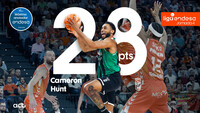 Cameron Hunt, Máximo Anotador Endesa de la Jornada 4