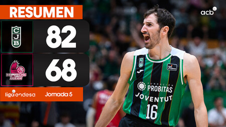 Resumen Joventut 82 - Hiopos Lleida 68 (J5)