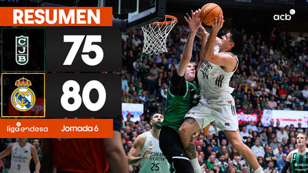 Resumen Joventut Badalona 75 - Real Madrid 80 (J6)