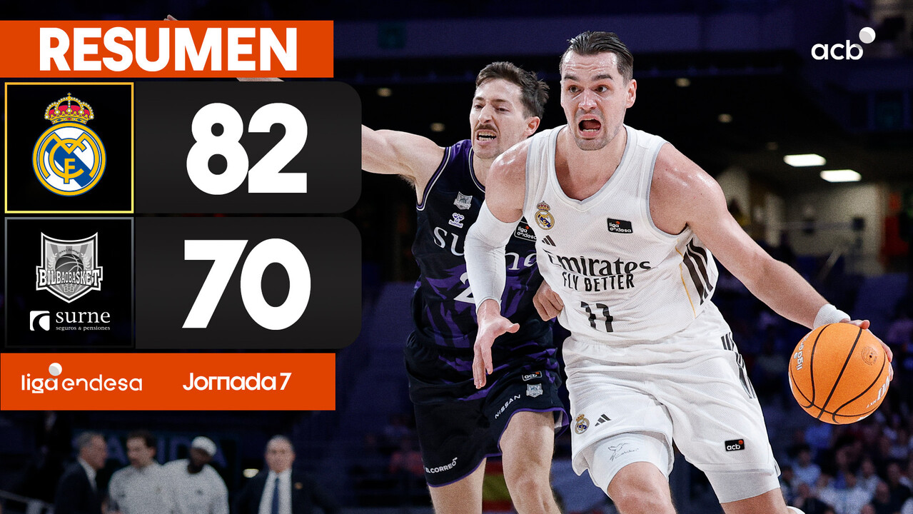 Resumen Real Madrid 82 - Surne BB 70 (J7)