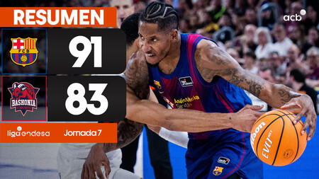 Resumen Barça 91 - Baskonia 83 (J7)
