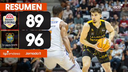 Resumen B&agrave;squet Girona 89 - La Laguna Tenerife 96 (J11)