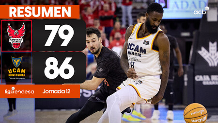 Resumen Coviran Granada 79 - UCAM Murcia 86 (J12)