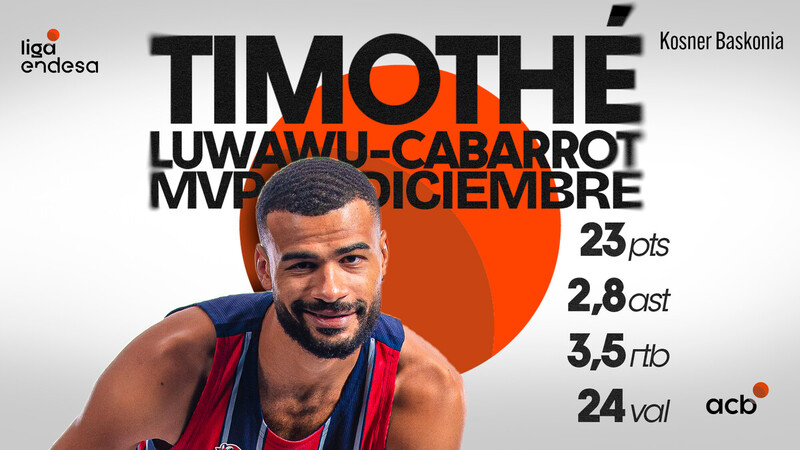 Timoth&eacute; Luwawu-Cabarrot, MVP de diciembre