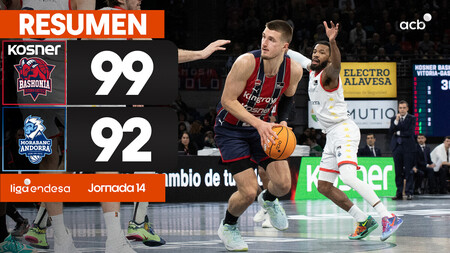 Resumen Kosner Baskonia 99 - MoraBanc Andorra 92 (J14)