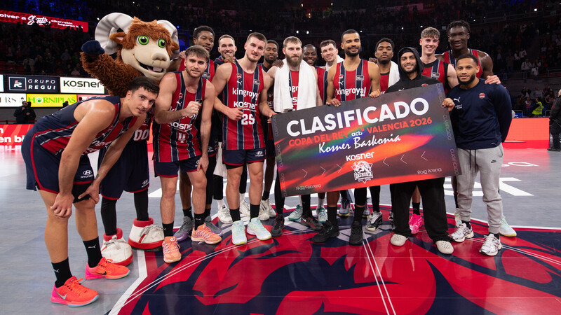 Un Kosner Baskonia perfecto, de tres en tres hasta la Copa
