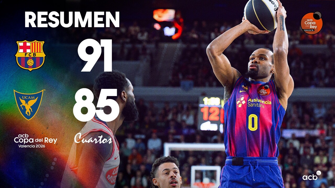 Resumen Bar&ccedil;a 91 - UCAM Murcia 85 (Cuartos Copa)
