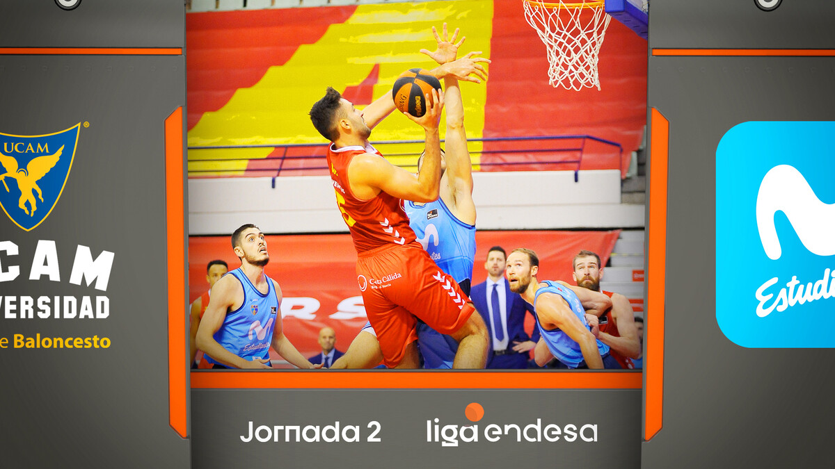 Resumen UCAM Murcia - Movistar Estudiantes (93-80) (J2)