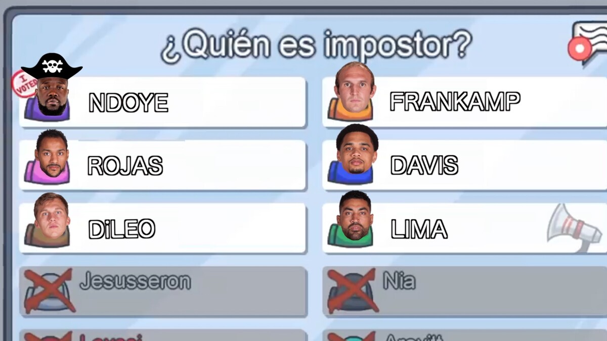 La partida de Among us en Murcia