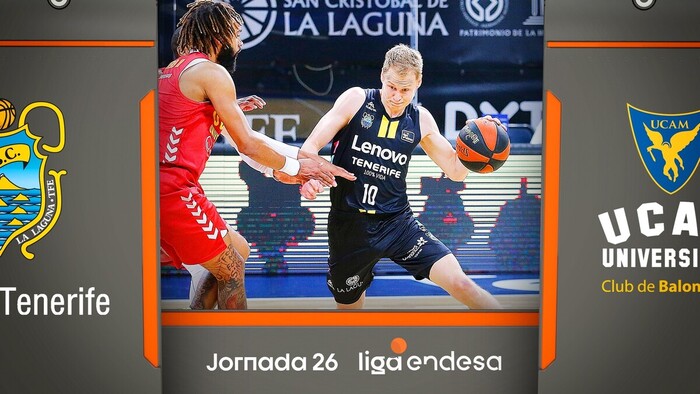 Resumen Lenovo Tenerife 85 - UCAM Murcia 78 (J27)