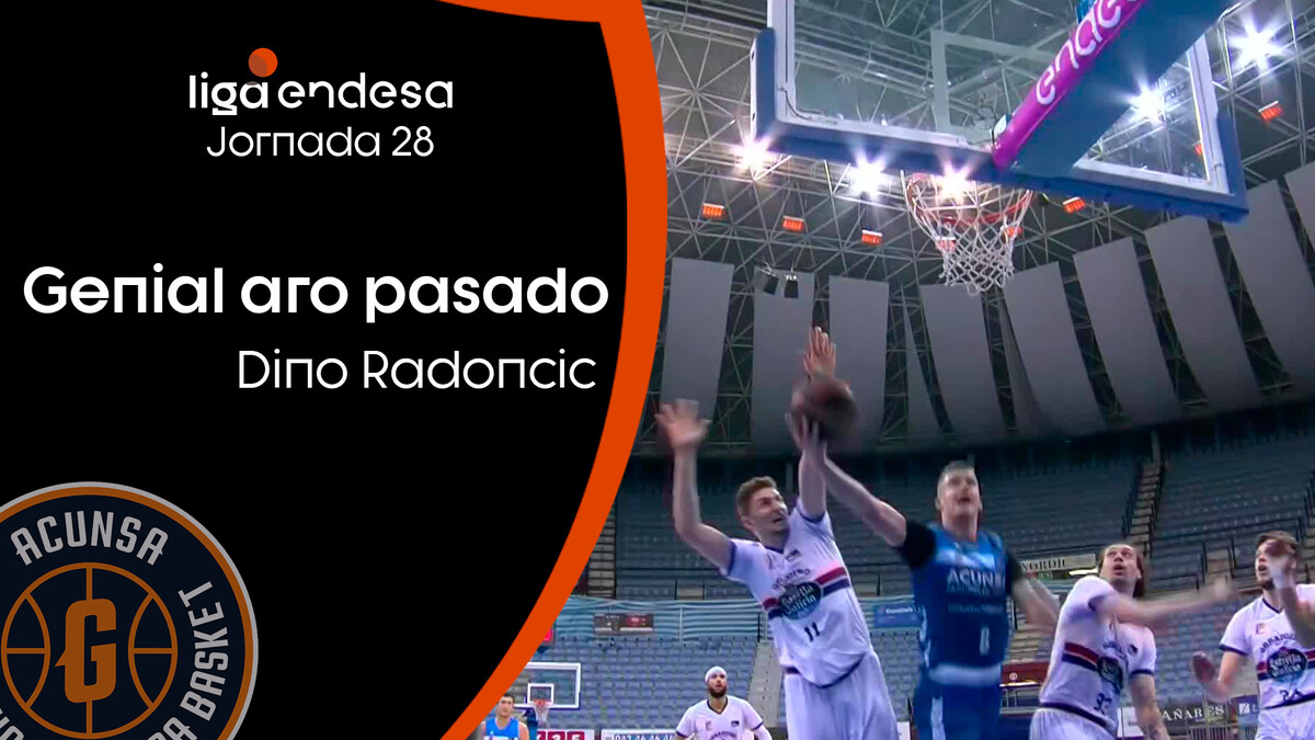 Dino Radoncic fabrica una genial canasta