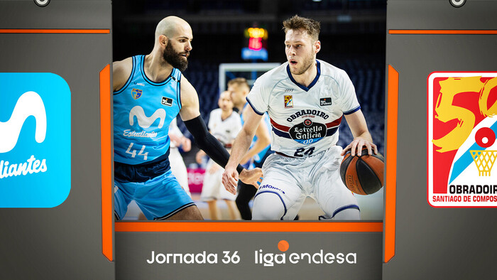 Resumen Movistar Estudiantes 83 - Monbus Obradoiro 94 (J36)