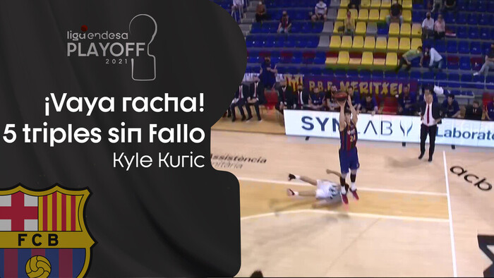 Kyle Kuric… racha increíble de 5 triples