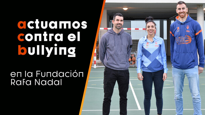 Triple visita de lujo a la Fundación Rafa Nadal