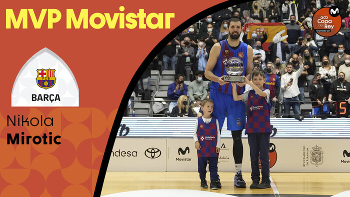 Nikola Mirotic, MVP Movistar de la Copa del Rey