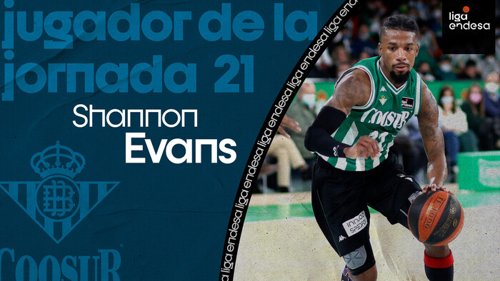 Shanon Evans, Jugador de la Jornada 21