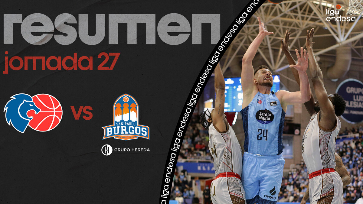 Resumen Río Breogán 105 - Hereda San Pablo Burgos 96 (J27) 