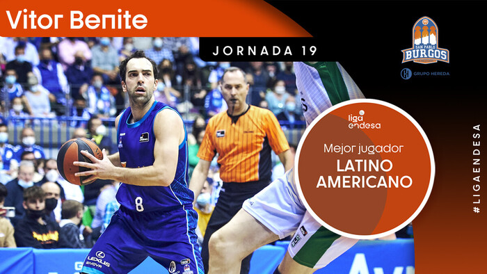 Vitor Benite, Mejor Jugador Latinoamericano de la Jornada 19