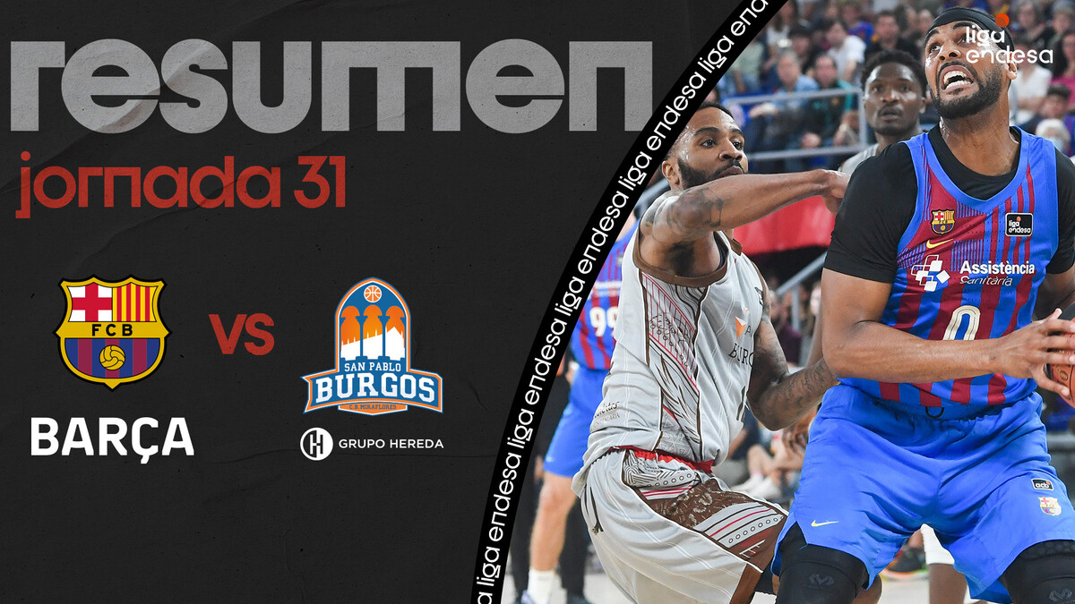 Resumen Barça 84 - Hereda San Pablo Burgos 69 (J31)