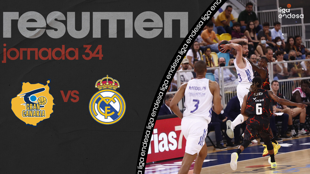 Resumen Gran Canaria 83 - 91 Real Madrid (J34)