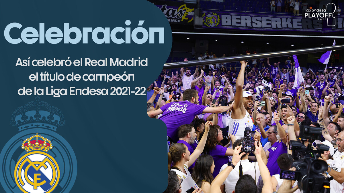 El Real Madrid se desmelena en la celebración del título