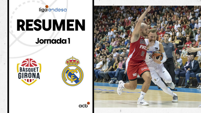 Crónica Bàsquet Girona 88 - Real Madrid 94 (J1)