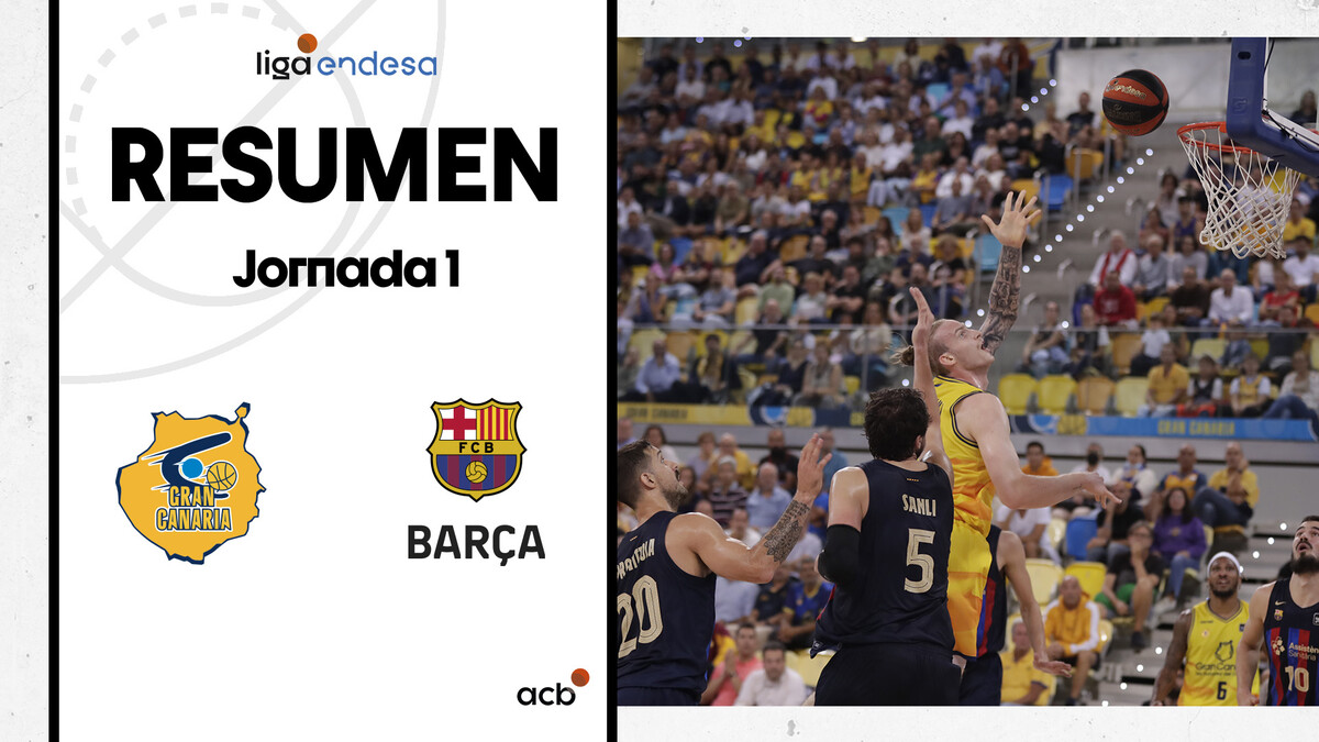 Resumen Gran Canaria 88 - Barça 85 (J1)