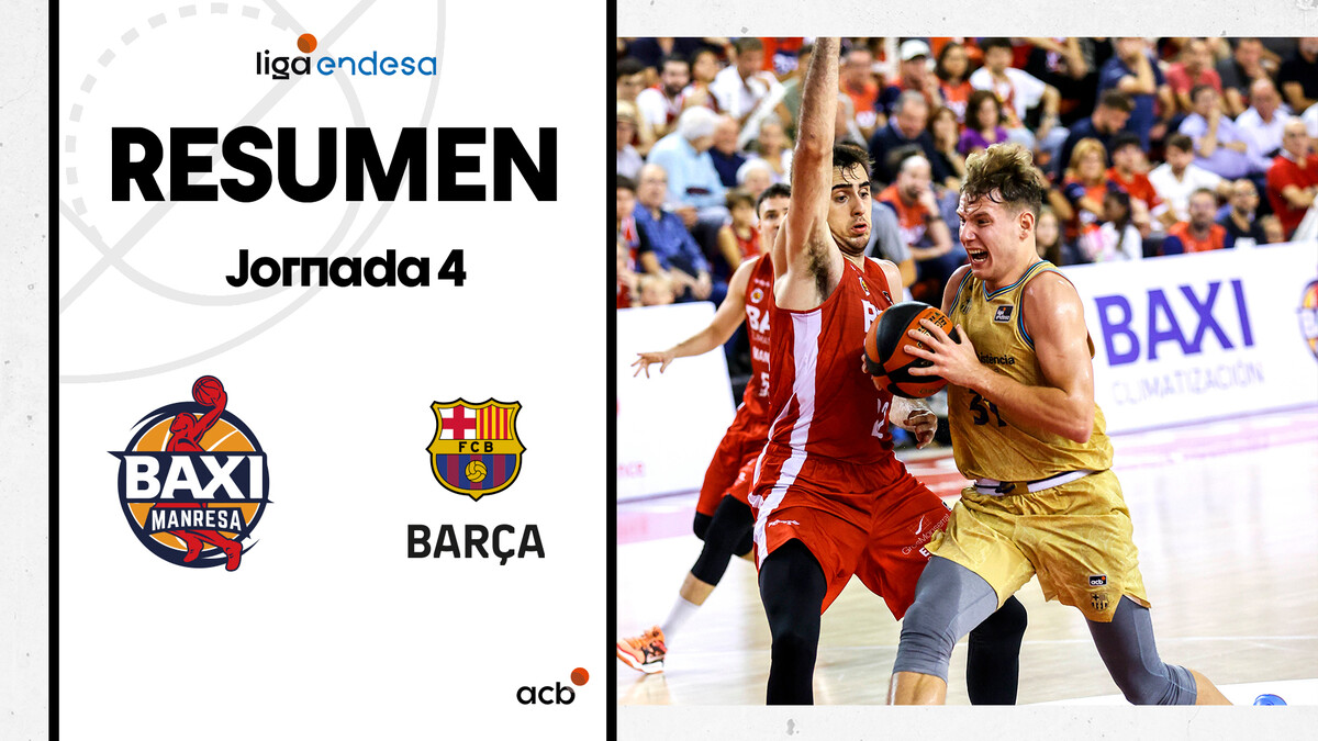 Resumen BAXI Manresa 78 - Barça 101 (J4)