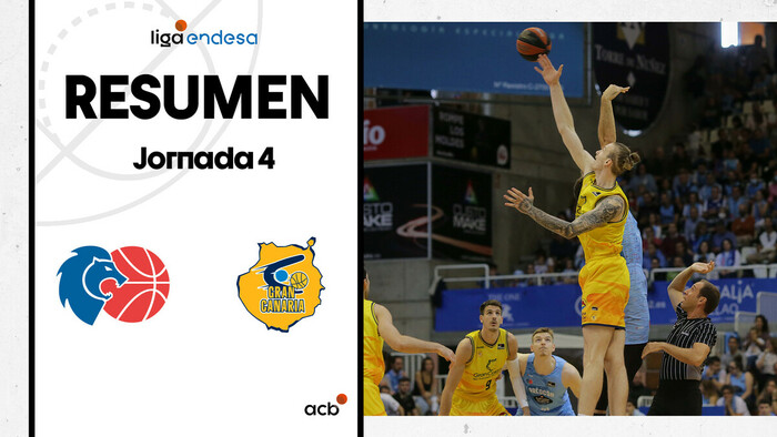 Resumen Río Breogán 53 - Gran Canaria 71 (J4)